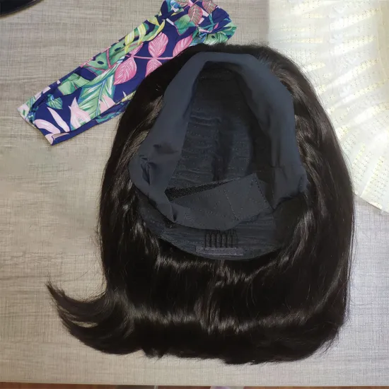 Wholesale Raw Indian Virgin Remy Cuticle Aligned Kinky Curly Hair Glueless None Lace Wigs Headband Wig
