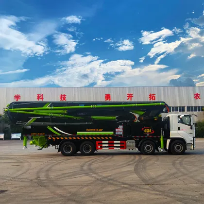 Diesel-Powered 58 Meter Concrete Pump Truck Machinery