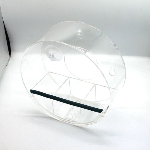 Round Clear Acrylic Bird House with Sucker