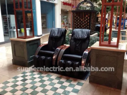 Health Fitness PU Leather Ultra Silent Vending Massage Chair
