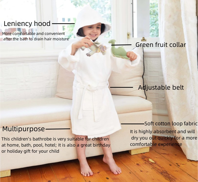 child cotton bathrobe