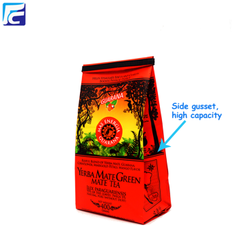 Aluminum Foil Side Gusset Packaging Bag For Coffee