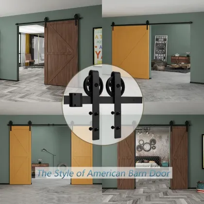 Barn Door Hardware 8ft Sliding Wooden Barn Door Hardware Track Kit
