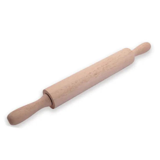 Wooden Dough Rolling Pin with Ball Bearing - Kitchen Tool