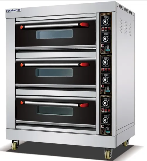 Commercial Electric 3 Deck 6 Trays Oven for Sale