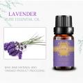 Massagem corporal de fragrâncias óleo essencial de lavanda para spa