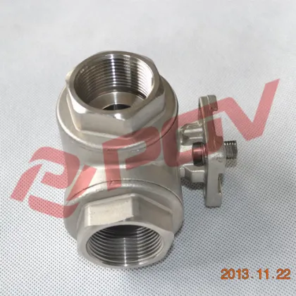 high platform flange 3way sankyo ball valve