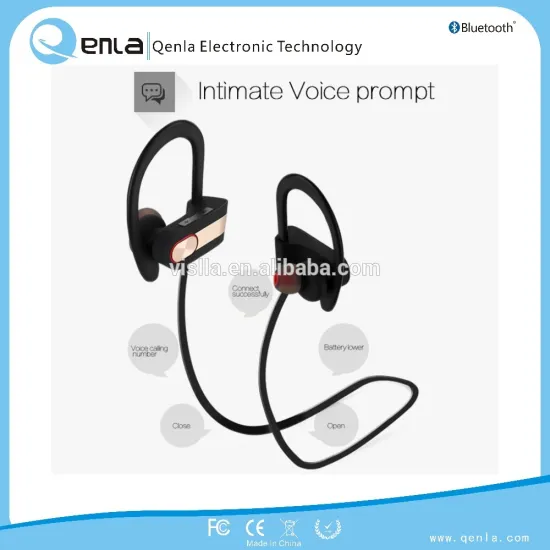 Metal surfance sport headset wireless IPX4 waterproof bluetooth headphone for smart phone