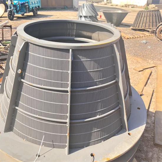 stainless steel wedge wire Centrifuge filter sieve slot screen basket coal centrifuge basket for Mining processing