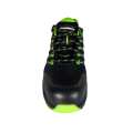 Extra Light Black Green Safety Shoes