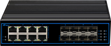 16 ports full gigabit managed industrial switch