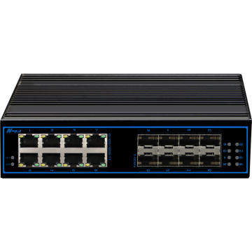 16 ports full gigabit managed industrial switch