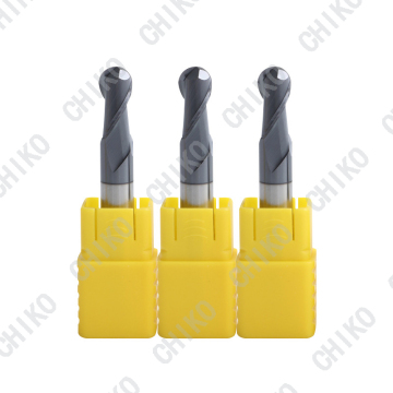 HRC60 2F Ball Nose End Mill Tungsten Steel CNC Milling Cutter