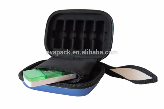 Hard EVA Leather Medicine Travel Case with Zipper