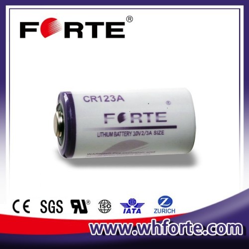 CR123A 3V lithium battery is used for instruments gas meters water