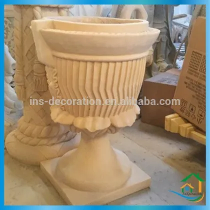 Imitation stone granite vase