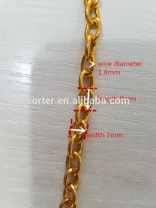 fashion aluminum chain jewelry accessories