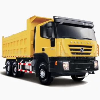 China HY Genlyon 420HP 390HP Heavy Truck Tipper Dump Truck for Sale