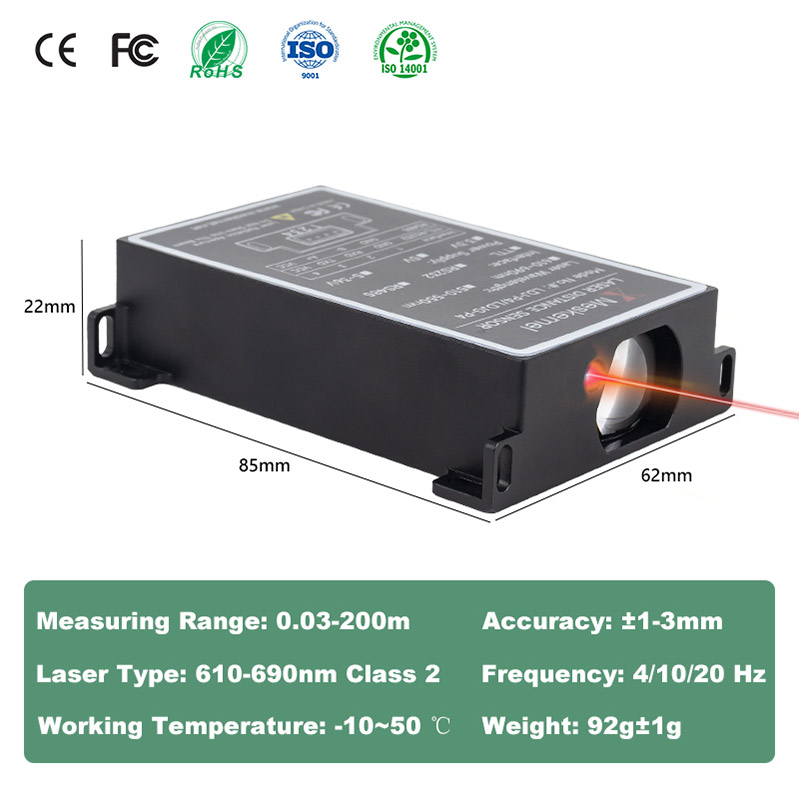 Ldj-p4 200m Long Range Laser Distance Sensor, High Quality Ldj-p4 200m ...