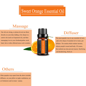 New Sweet Orange Organic Essential For Skin Care