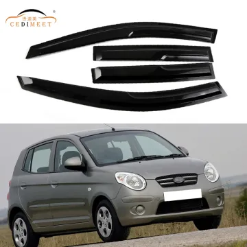Picanto 200 Car Exterior Accessories: Vent Shade Sun Visor & Acrylic Door Visor