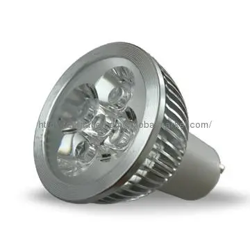 Aluminum high power Gu10 AC110/220V 4w MR16 led spot light