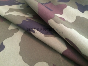 Polyester Taslon Camouflage Compound Fabric