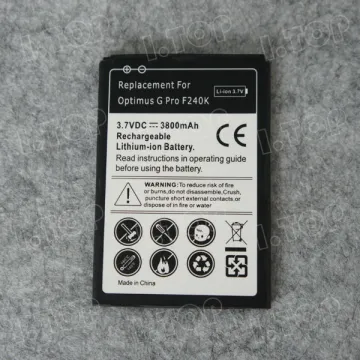 For LG Optimus G Pro F240K battery,3.7V 3800mAh, Made in china