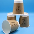 Copos de papel isolados de parede dupla luxuosa de 20 onças