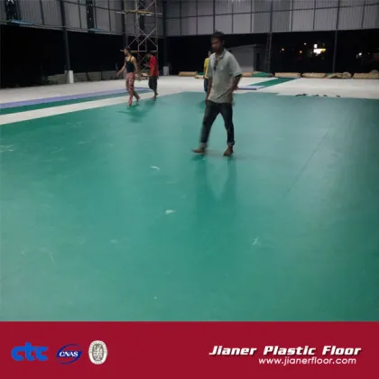Jianer Brand pvc indoor sports flooring of futsal court