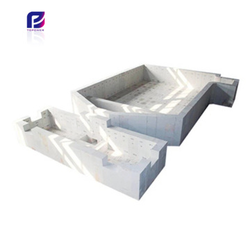 Glass Melting Furnace: Fused Cast AZS Refractory Blocks and Heavy Duty Corundum Zircon Bricks