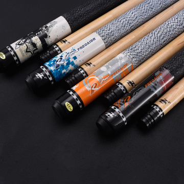 Professional Grade 3/4 Jointed Billiard Peri Cue Stick with Snooker J Flower Design, Pool Eclat Mezz Cue featuring 3 Aluminum Alloy, TX Maple Wood, and Carbon Fiber Construction