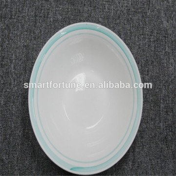 Oval-shaped Plate Porcelain Dish Plate White Plate Porcelain Dish Plate Hotel Plates