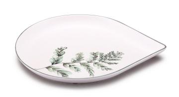 plastic angled fashion serving plate
