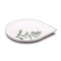 plastic angled fashion serving plate