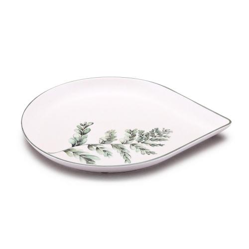 plastic angled fashion serving plate