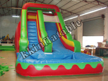 inflatable water slide pool aqua park