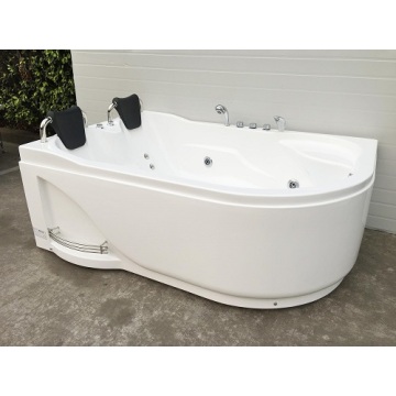 Double Person Acrylic Whirlpool Massage Bathtub