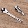 Pelbagai fungsi Folding Stainless Steel Spoon Spoon Cutlery