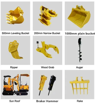0.8Ton Mini Excavator Small Hydraulic Excavator
