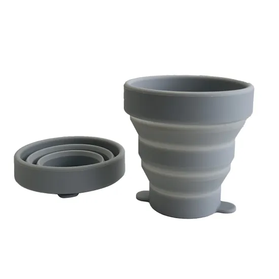 Portable Silicone Folding Water Cup for Outdoor Use