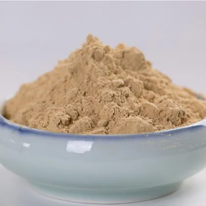 Air dried ginger ground