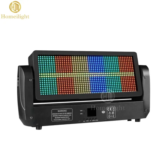 Homei New Arrival 12+12 Strobe Moving Head Light 960PCS RGB 3in1 LED Strobe Light