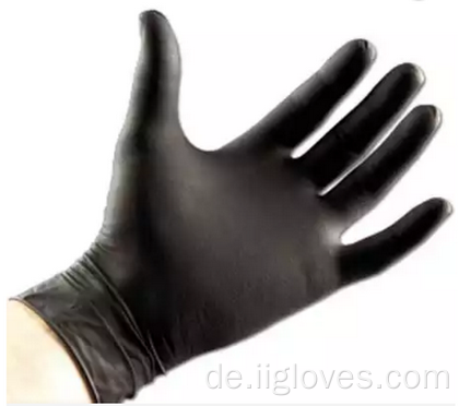 Einweg schwarze Nitrilhandschuhe Großhandel Food Grade Handschuhe