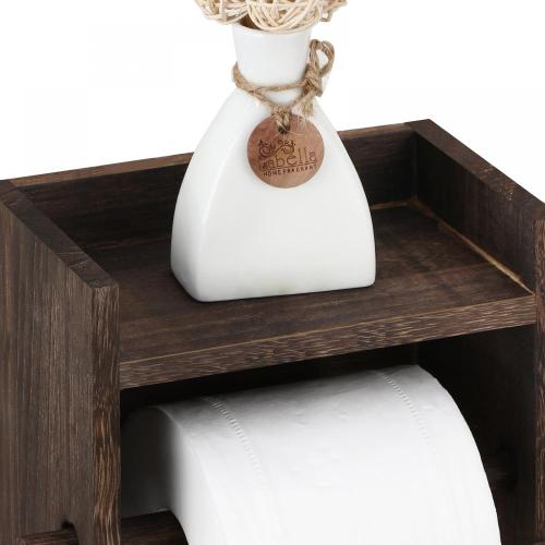 Support de papier toilette de la ferme avec étagère de téléphone