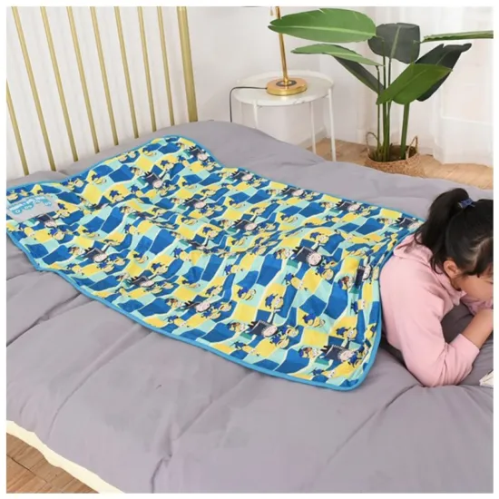Hot Selling OEM ODM Customized Small Blanket Summer blanket for children for Cool Sleep