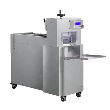 Large Capacity Fully Electric Stainless Steel Frozen Pork Slicer Machine