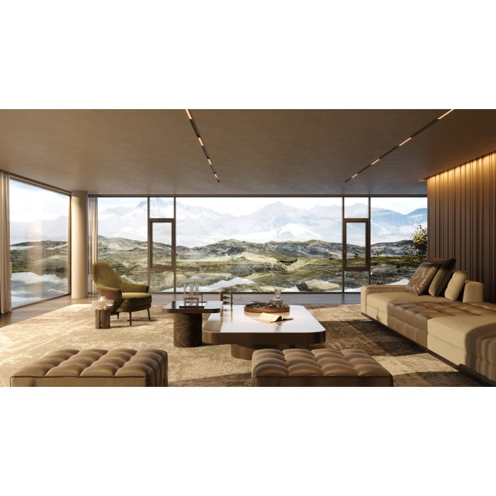 Janela de batente de alumínio resistente de 1,8 mm