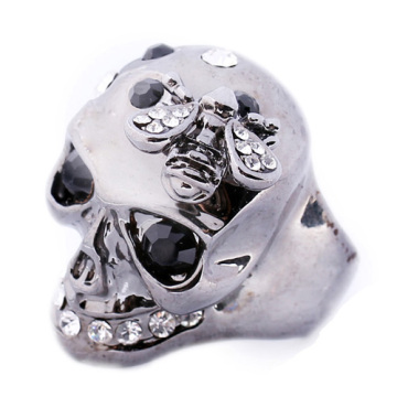 Bague de fantaisie en argent Sterling Skull