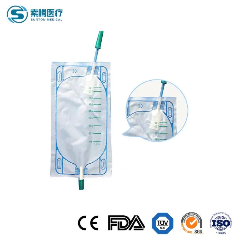 Sterile Urinary Drainage Leg Bags (600ml, 800ml, 500ml, 750ml)